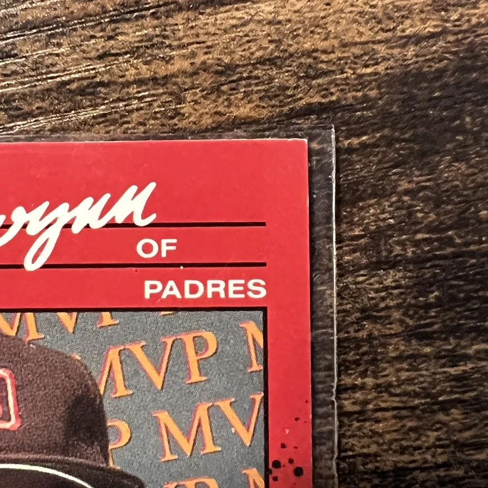 Vintage 1990 Donruss Tony Gwynn BC-4 Error Card No Dot After INC Padres Card